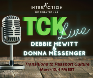 TCK Live with Debbie Hewitt and Donna Messenger